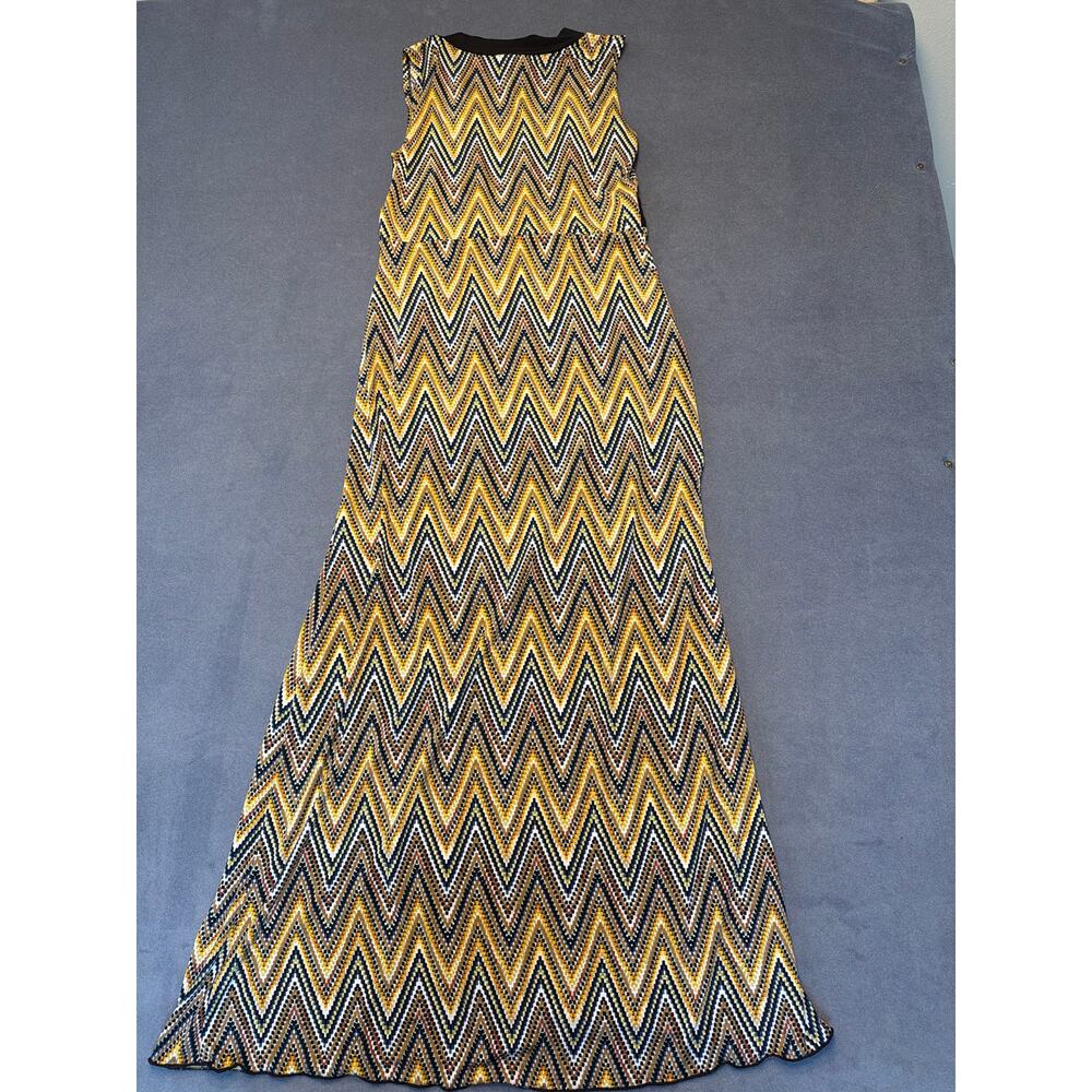 Enfocus Studio Maxi Dress Womens V-Neck y2k SZ 6 Fairy Grunge - Picture 9 of 10